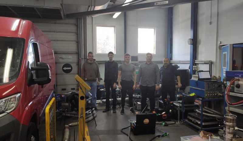 Tyrėjų mokslinė išvyka natūriniams eksperimentiniams dalelių koalescencijos technologijos tyrimams atlikti